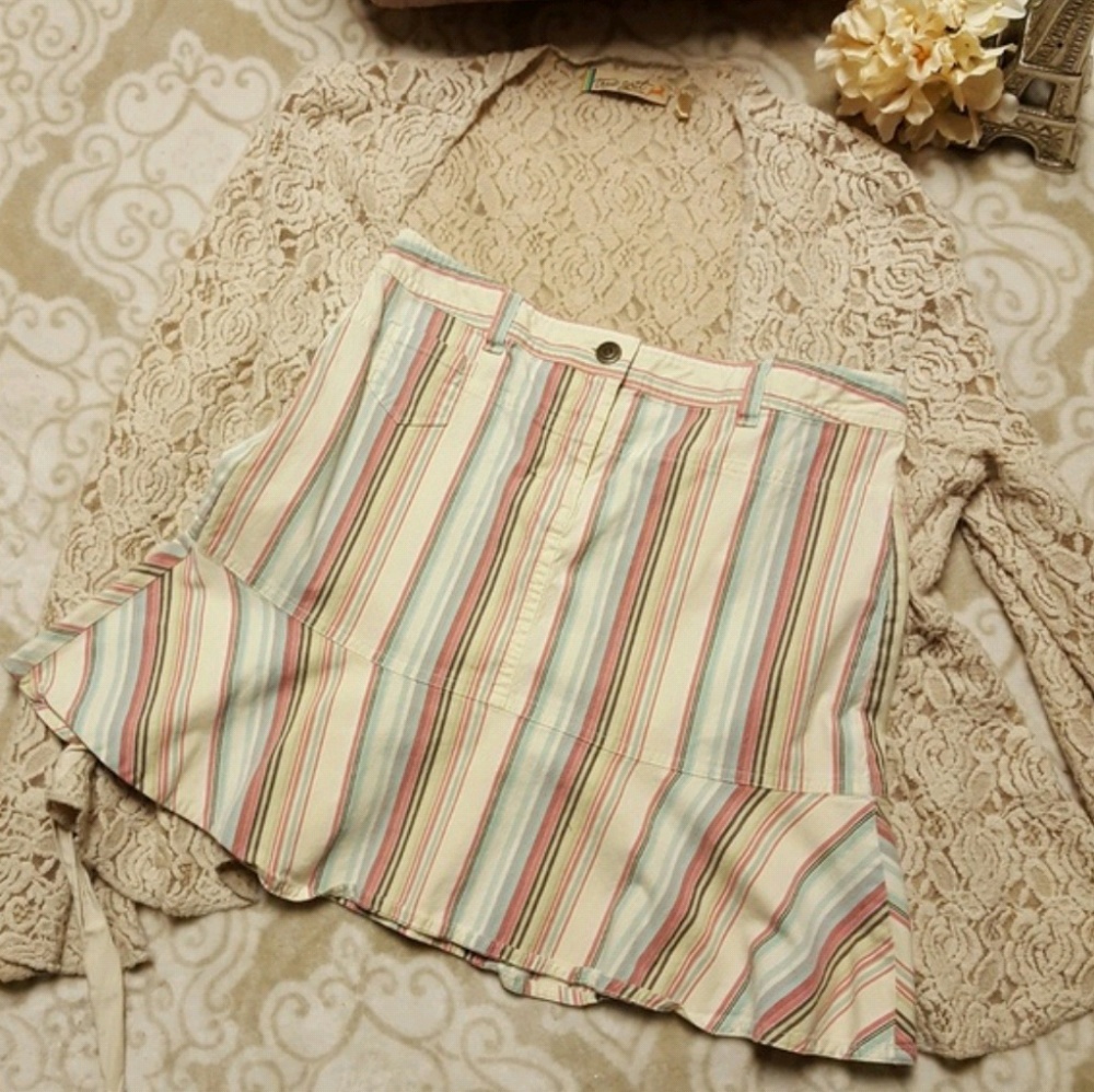 Ann Taylor LOFT striped skirt